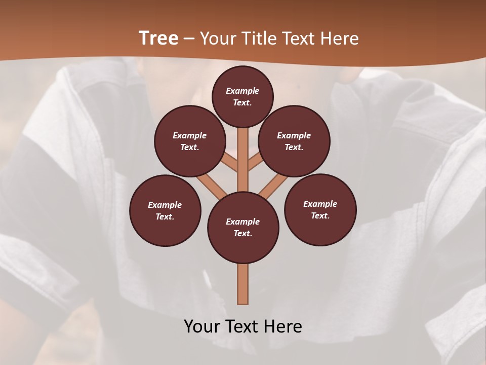 A Young Boy Is Posing For A Picture PowerPoint Template