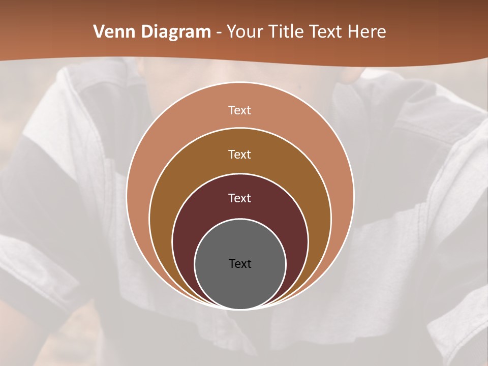 A Young Boy Is Posing For A Picture PowerPoint Template