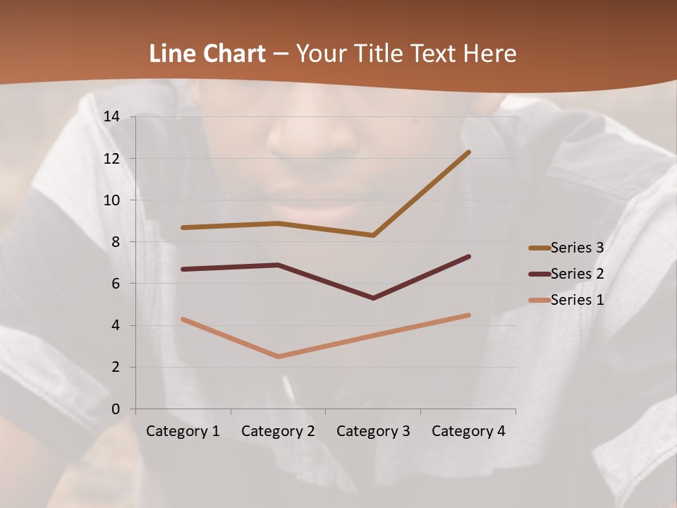 A Young Boy Is Posing For A Picture PowerPoint Template