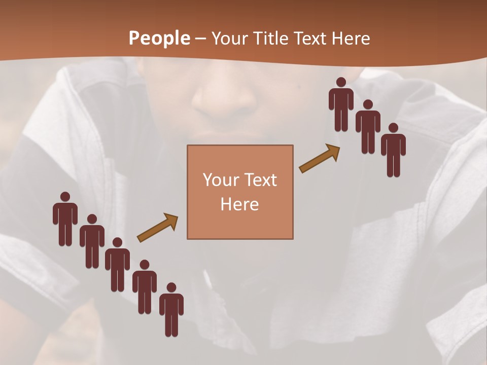 A Young Boy Is Posing For A Picture PowerPoint Template