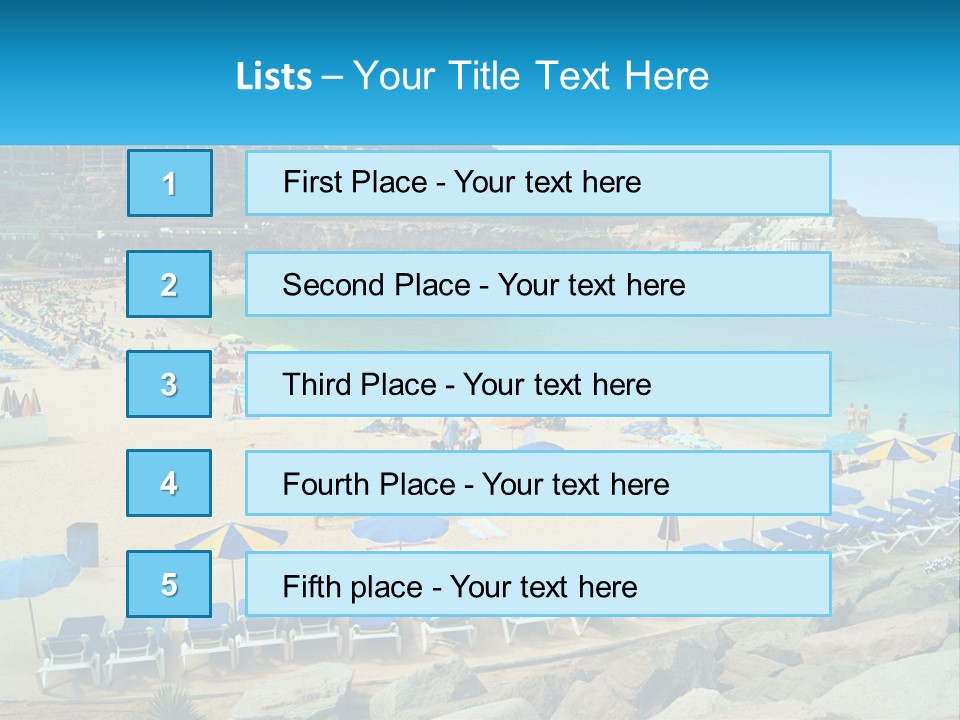 A Group Of People Sitting On Top Of A Sandy Beach PowerPoint Template