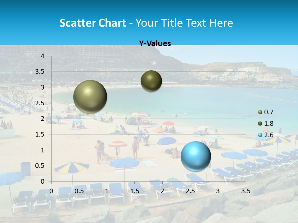 A Group Of People Sitting On Top Of A Sandy Beach PowerPoint Template