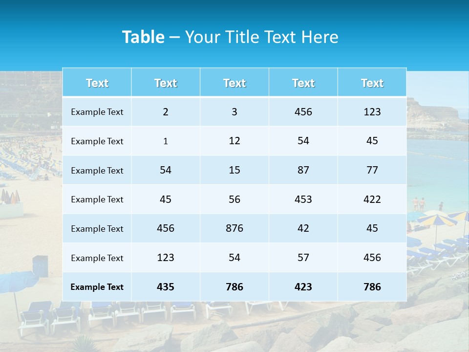 A Group Of People Sitting On Top Of A Sandy Beach PowerPoint Template