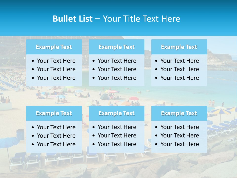 A Group Of People Sitting On Top Of A Sandy Beach PowerPoint Template