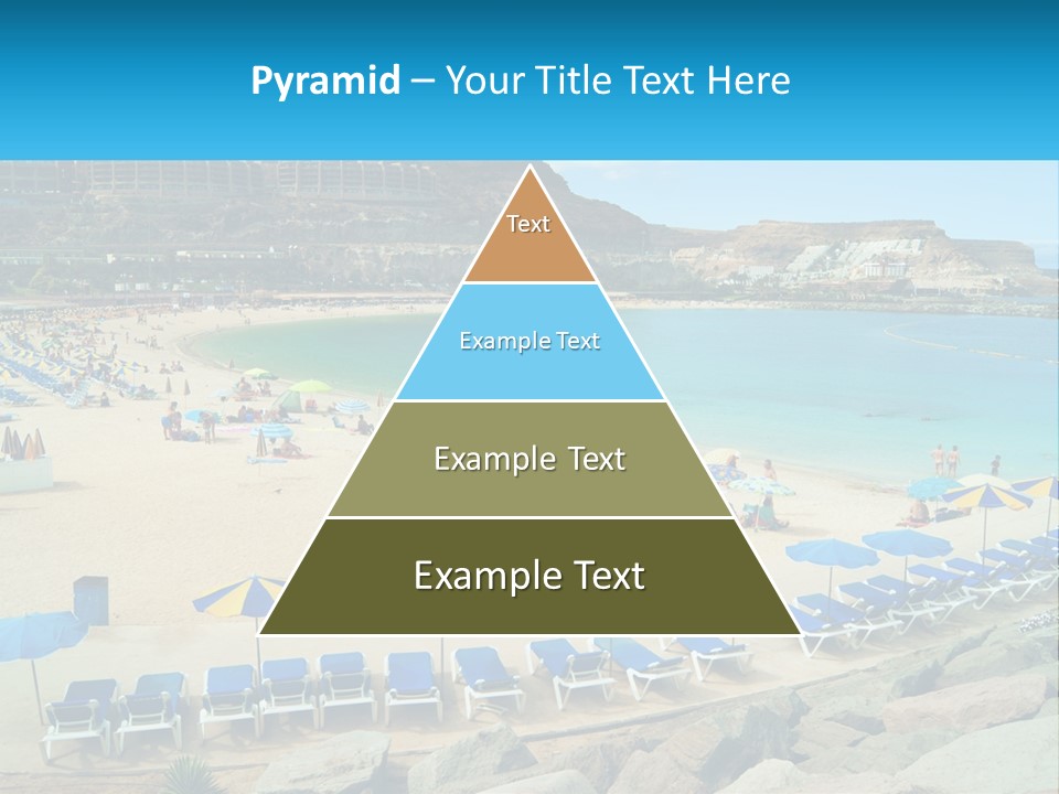 A Group Of People Sitting On Top Of A Sandy Beach PowerPoint Template