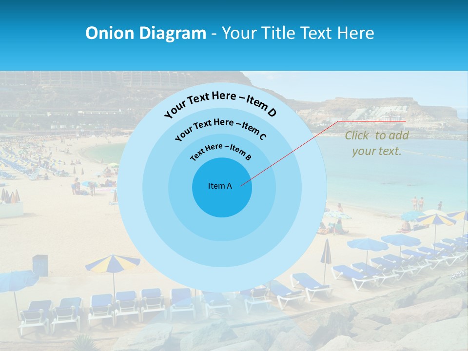 A Group Of People Sitting On Top Of A Sandy Beach PowerPoint Template