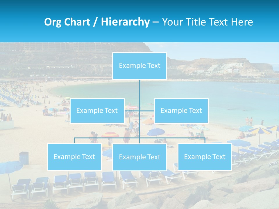 A Group Of People Sitting On Top Of A Sandy Beach PowerPoint Template