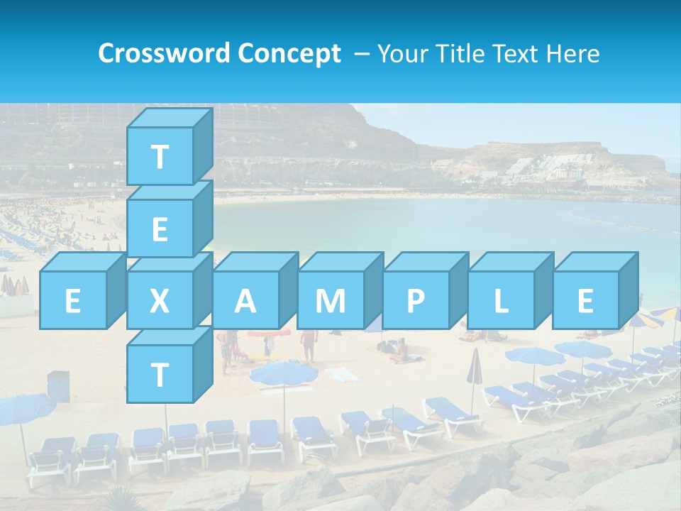 A Group Of People Sitting On Top Of A Sandy Beach PowerPoint Template