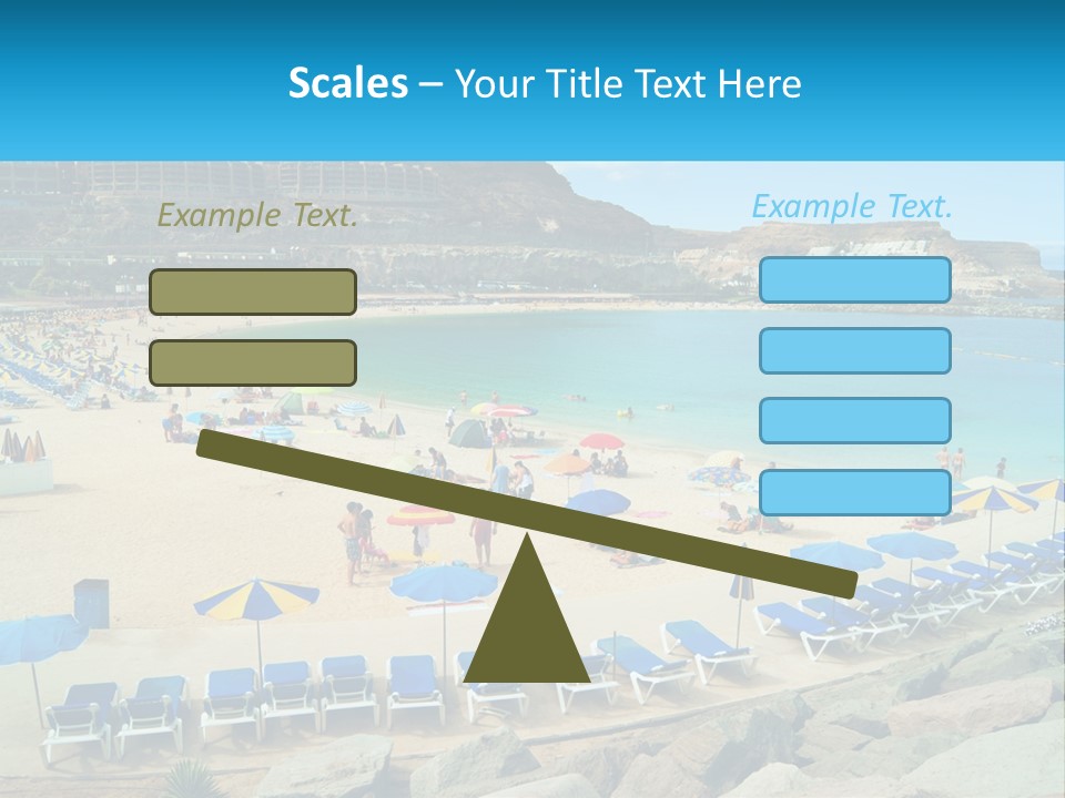 A Group Of People Sitting On Top Of A Sandy Beach PowerPoint Template