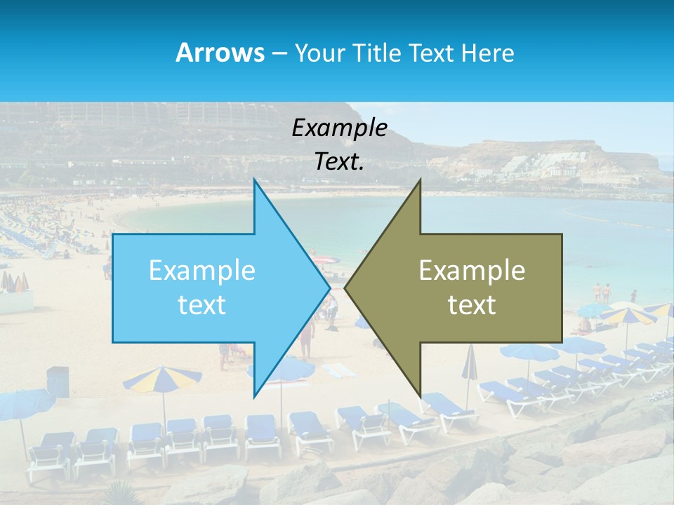 A Group Of People Sitting On Top Of A Sandy Beach PowerPoint Template