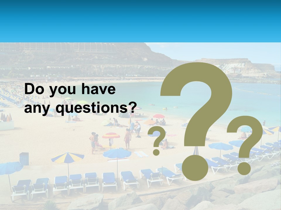 A Group Of People Sitting On Top Of A Sandy Beach PowerPoint Template
