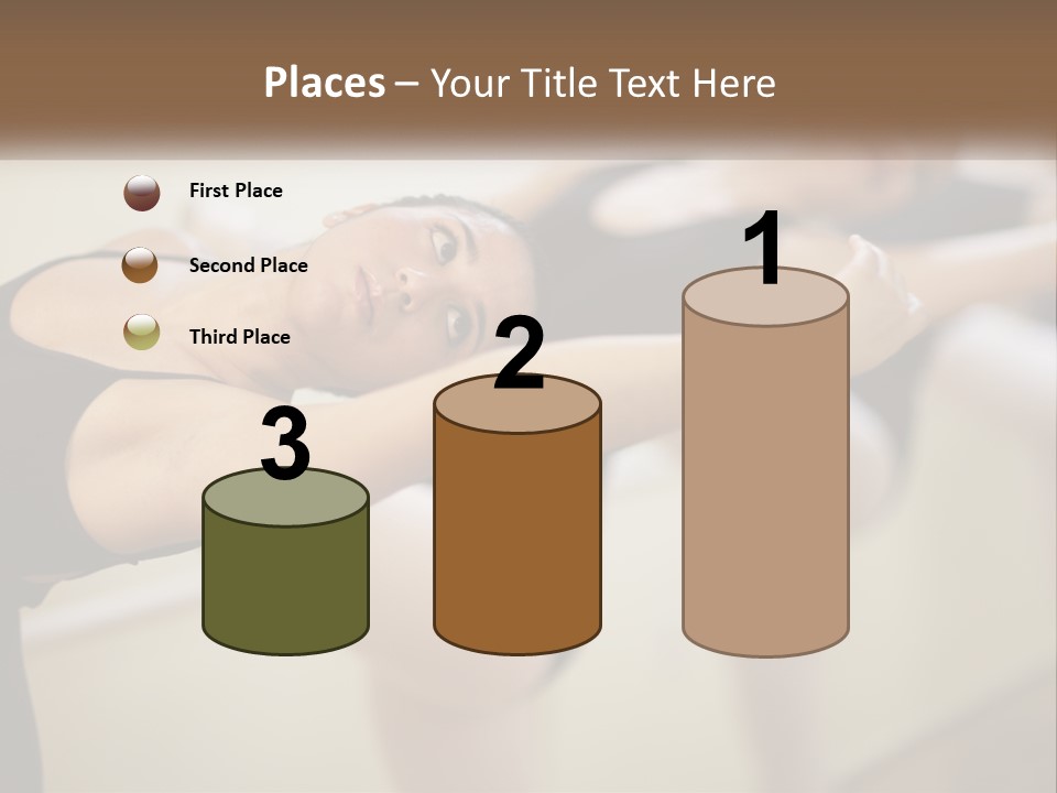 A Group Of Dancers In A Dance Class Powerpoint Template PowerPoint Template