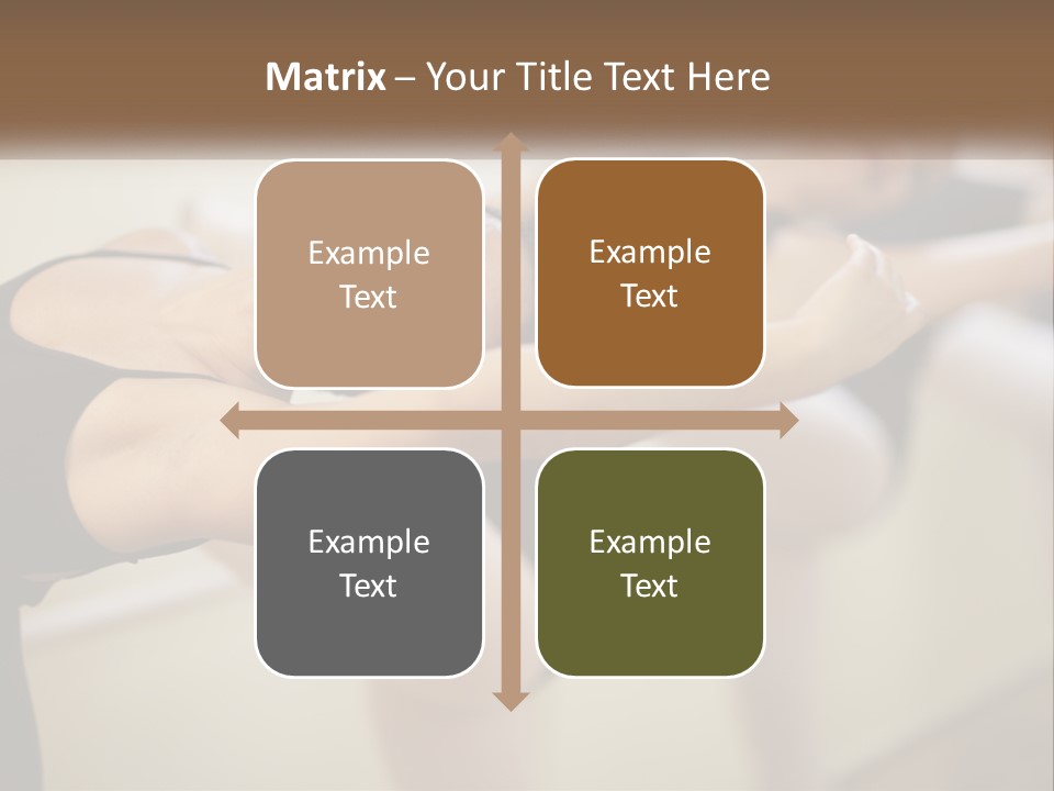 A Group Of Dancers In A Dance Class Powerpoint Template PowerPoint Template