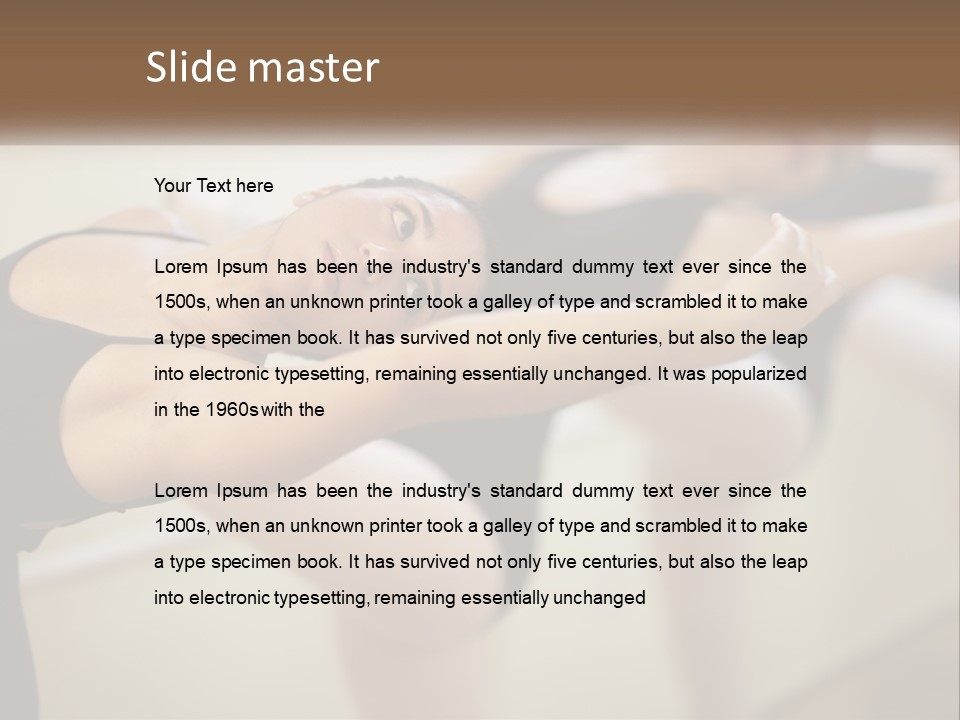 A Group Of Dancers In A Dance Class Powerpoint Template PowerPoint Template