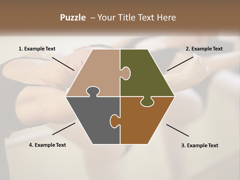 A Group Of Dancers In A Dance Class Powerpoint Template PowerPoint Template