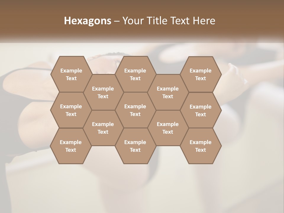 A Group Of Dancers In A Dance Class Powerpoint Template PowerPoint Template