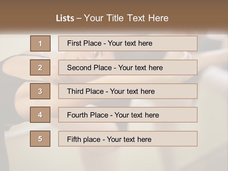 A Group Of Dancers In A Dance Class Powerpoint Template PowerPoint Template