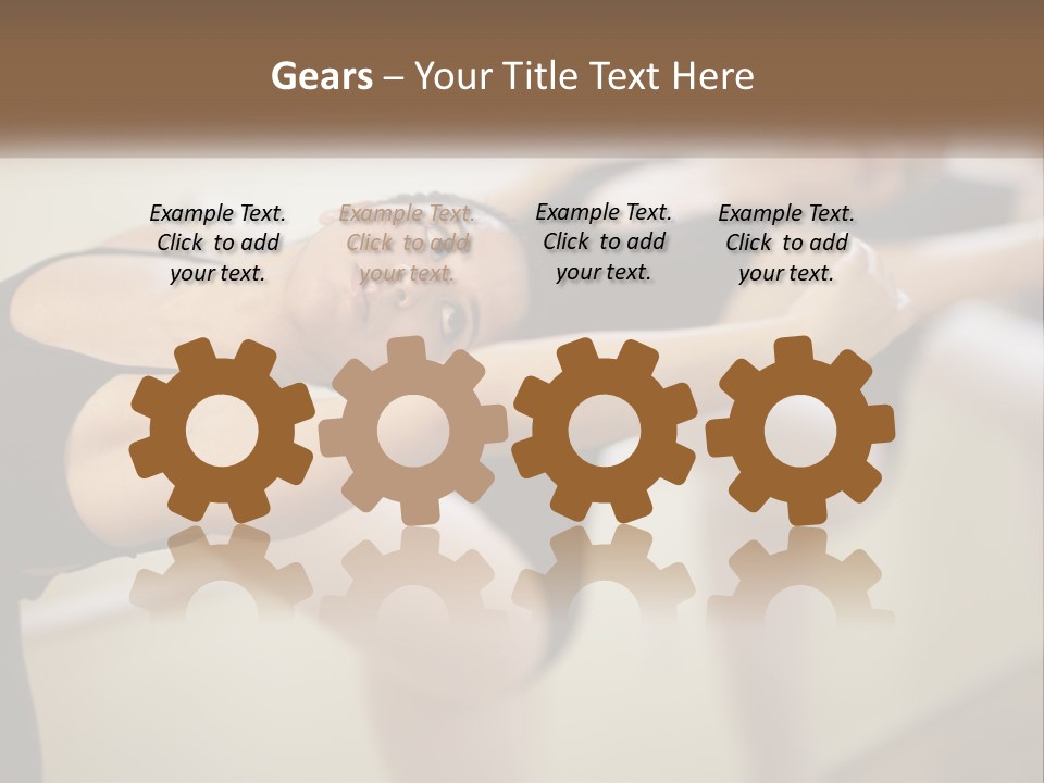 A Group Of Dancers In A Dance Class Powerpoint Template PowerPoint Template