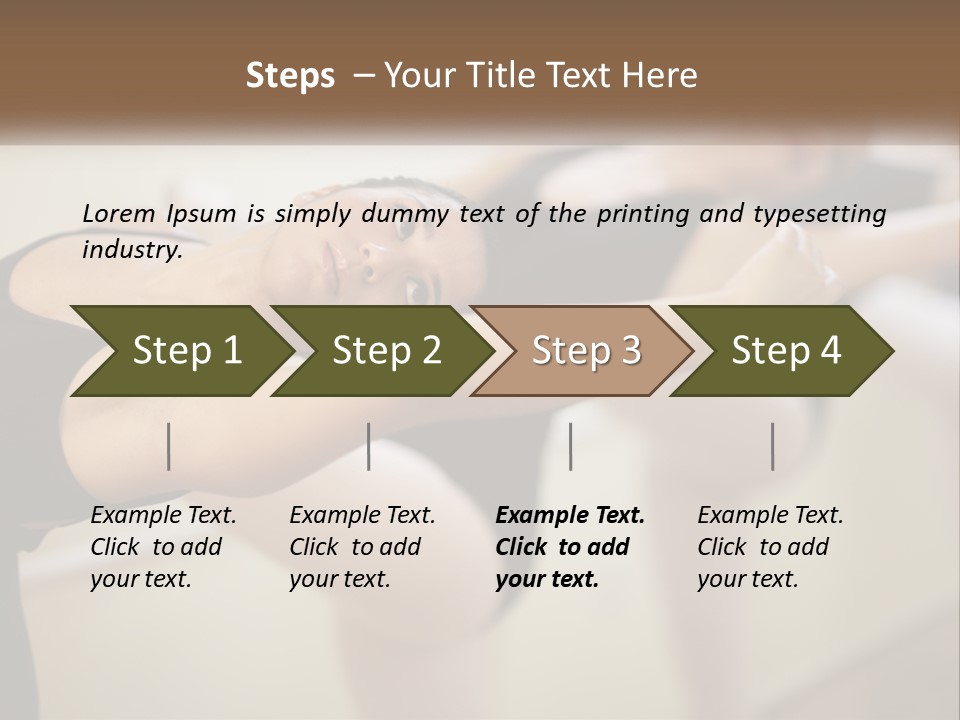 A Group Of Dancers In A Dance Class Powerpoint Template PowerPoint Template