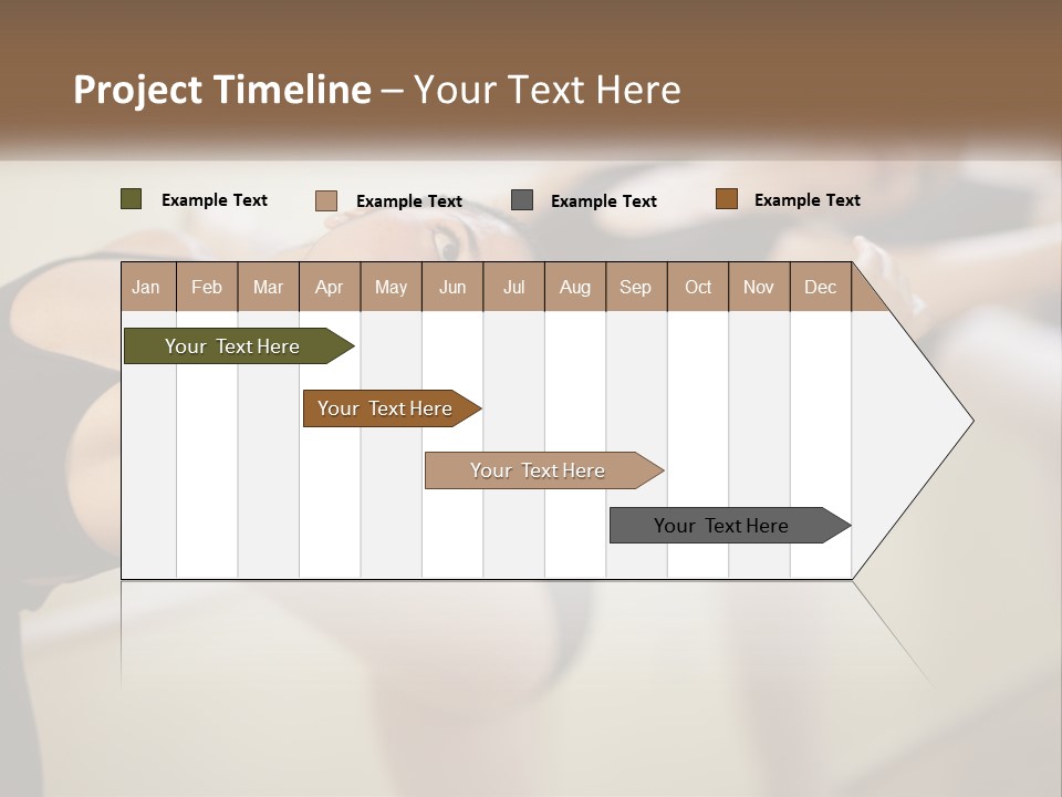 A Group Of Dancers In A Dance Class Powerpoint Template PowerPoint Template