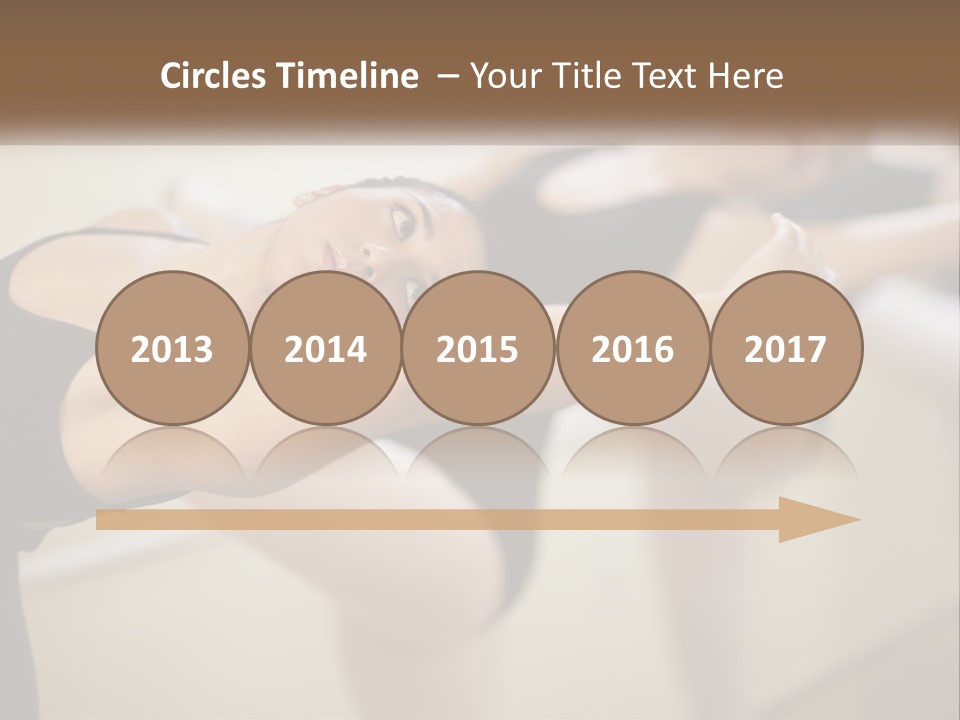 A Group Of Dancers In A Dance Class Powerpoint Template PowerPoint Template