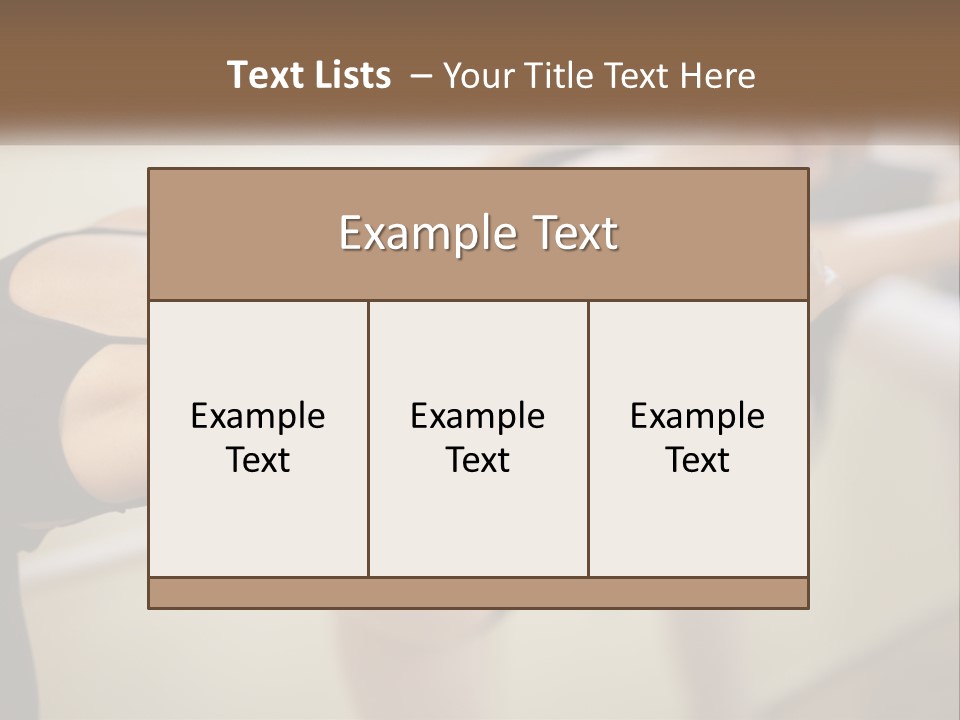 A Group Of Dancers In A Dance Class Powerpoint Template PowerPoint Template