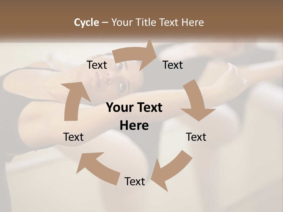 A Group Of Dancers In A Dance Class Powerpoint Template PowerPoint Template