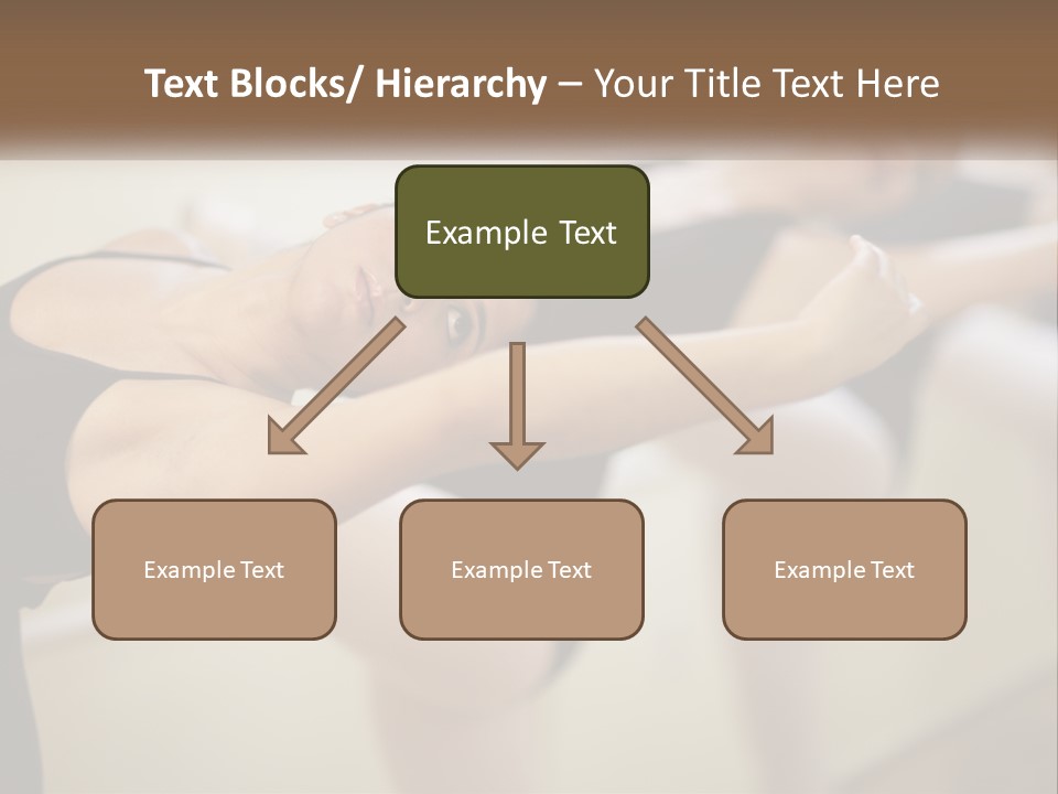 A Group Of Dancers In A Dance Class Powerpoint Template PowerPoint Template