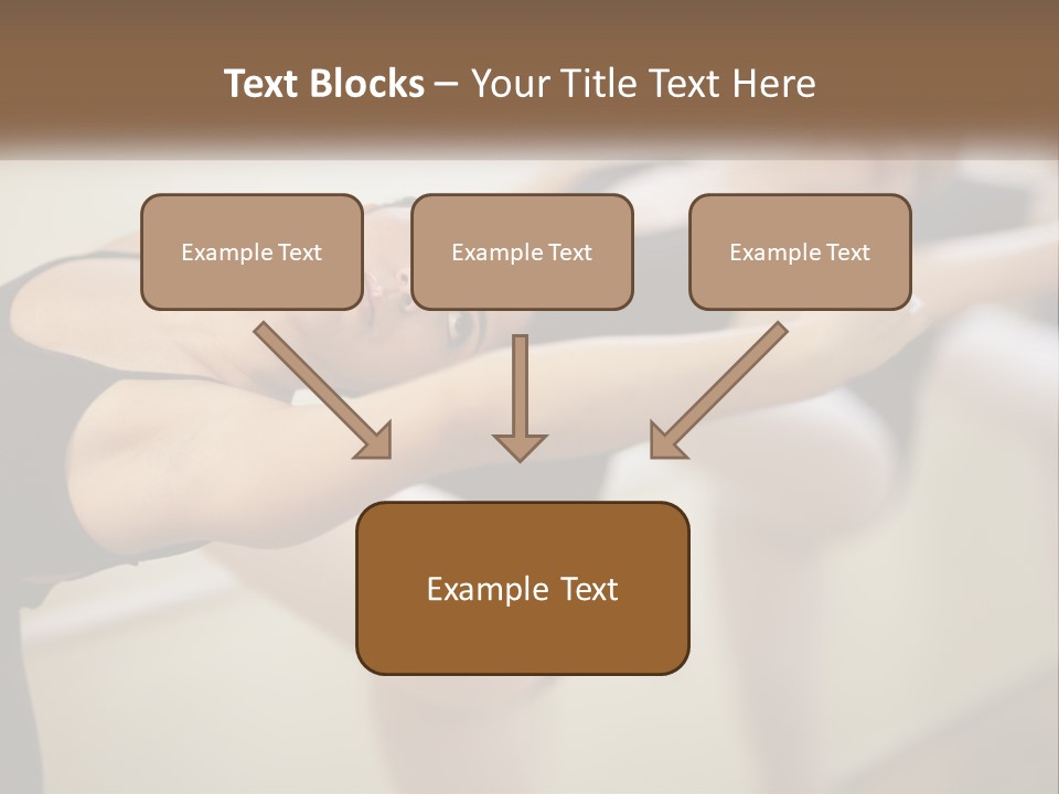 A Group Of Dancers In A Dance Class Powerpoint Template PowerPoint Template