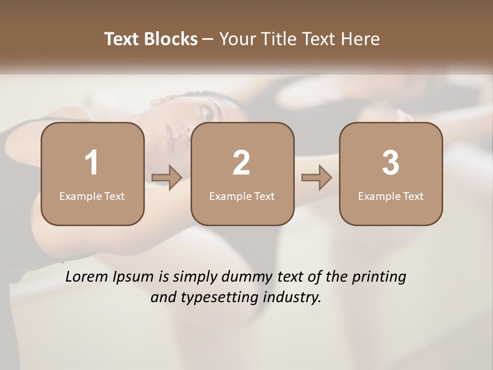 A Group Of Dancers In A Dance Class Powerpoint Template PowerPoint Template