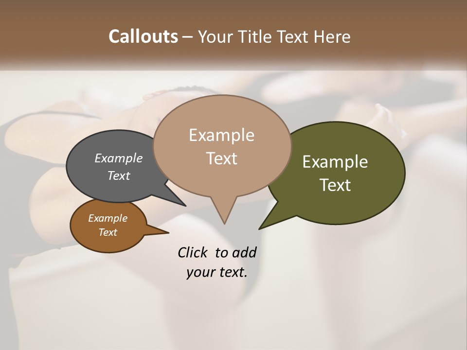 A Group Of Dancers In A Dance Class Powerpoint Template PowerPoint Template