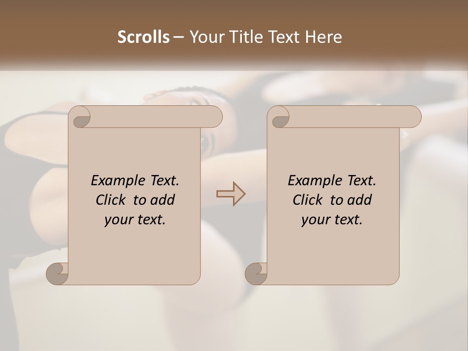 A Group Of Dancers In A Dance Class Powerpoint Template PowerPoint Template