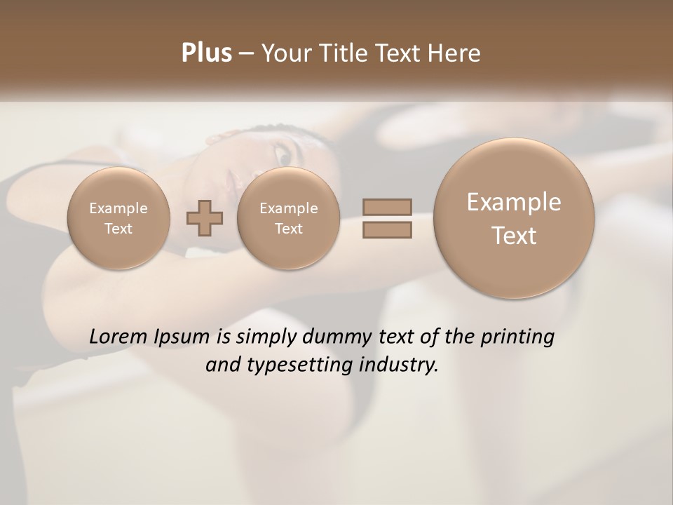 A Group Of Dancers In A Dance Class Powerpoint Template PowerPoint Template