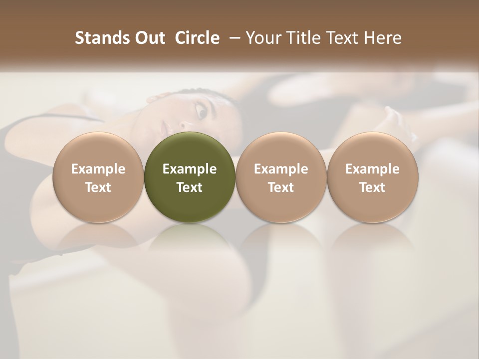 A Group Of Dancers In A Dance Class Powerpoint Template PowerPoint Template