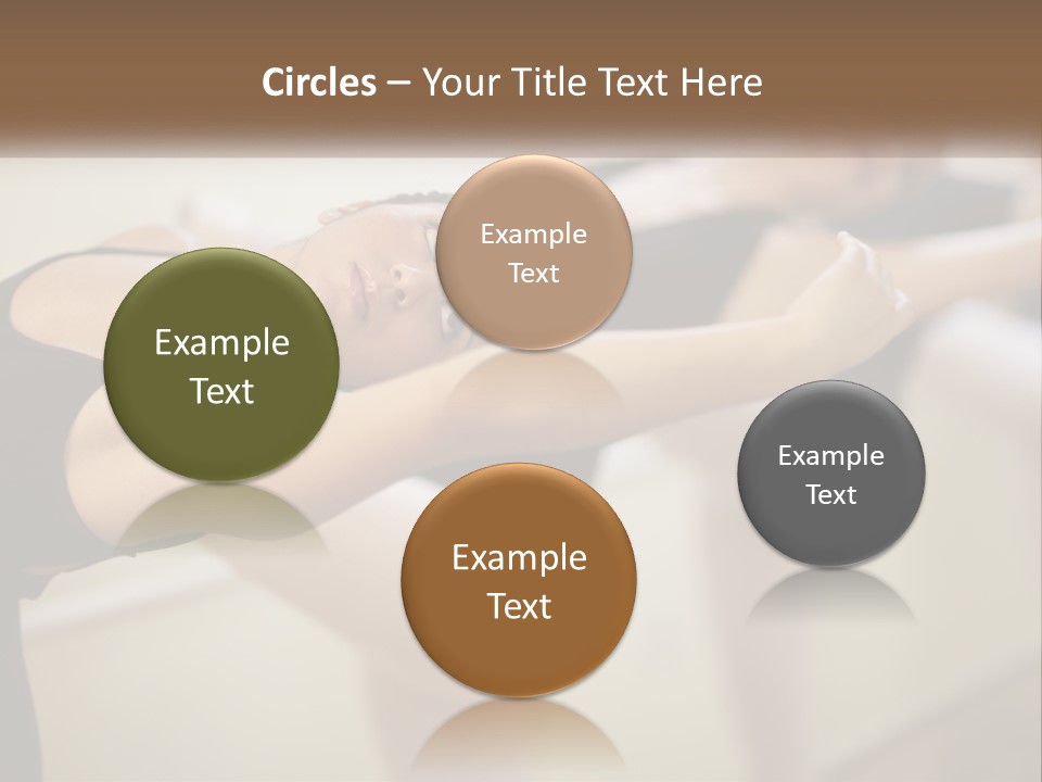 A Group Of Dancers In A Dance Class Powerpoint Template PowerPoint Template