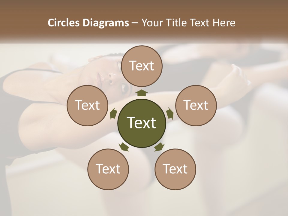 A Group Of Dancers In A Dance Class Powerpoint Template PowerPoint Template