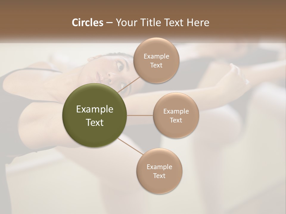 A Group Of Dancers In A Dance Class Powerpoint Template PowerPoint Template