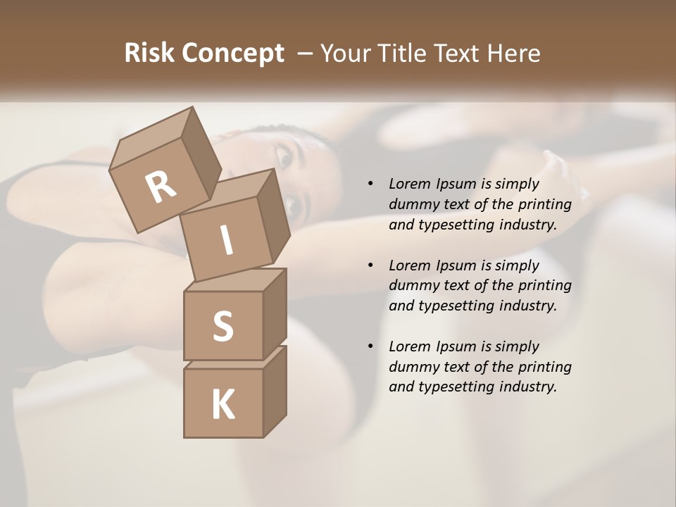 A Group Of Dancers In A Dance Class Powerpoint Template PowerPoint Template