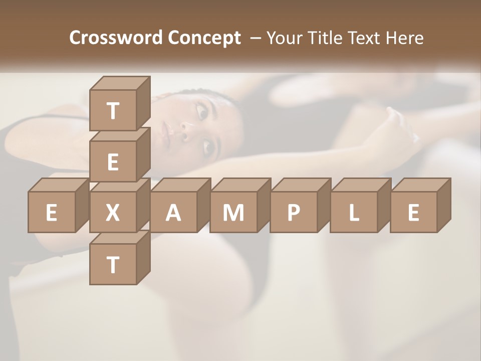 A Group Of Dancers In A Dance Class Powerpoint Template PowerPoint Template