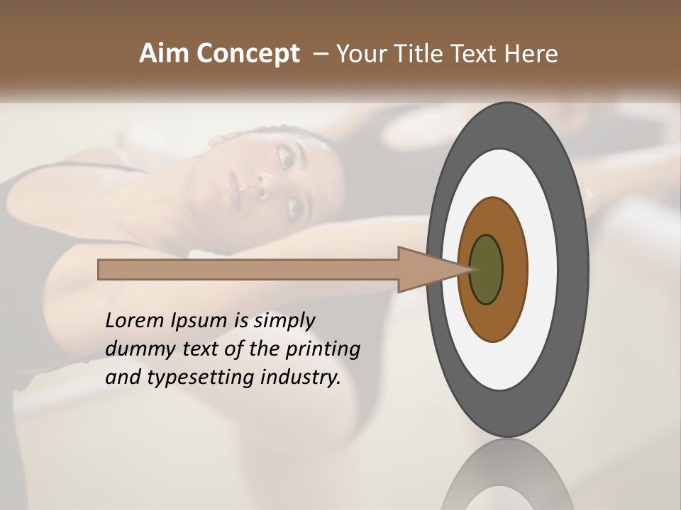 A Group Of Dancers In A Dance Class Powerpoint Template PowerPoint Template