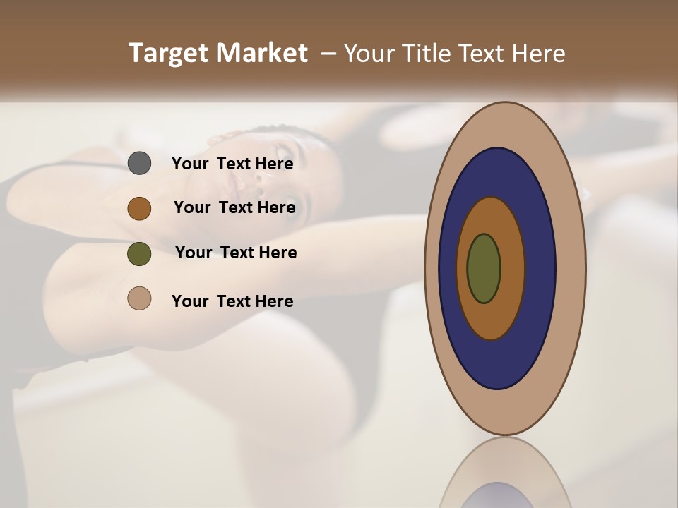 A Group Of Dancers In A Dance Class Powerpoint Template PowerPoint Template