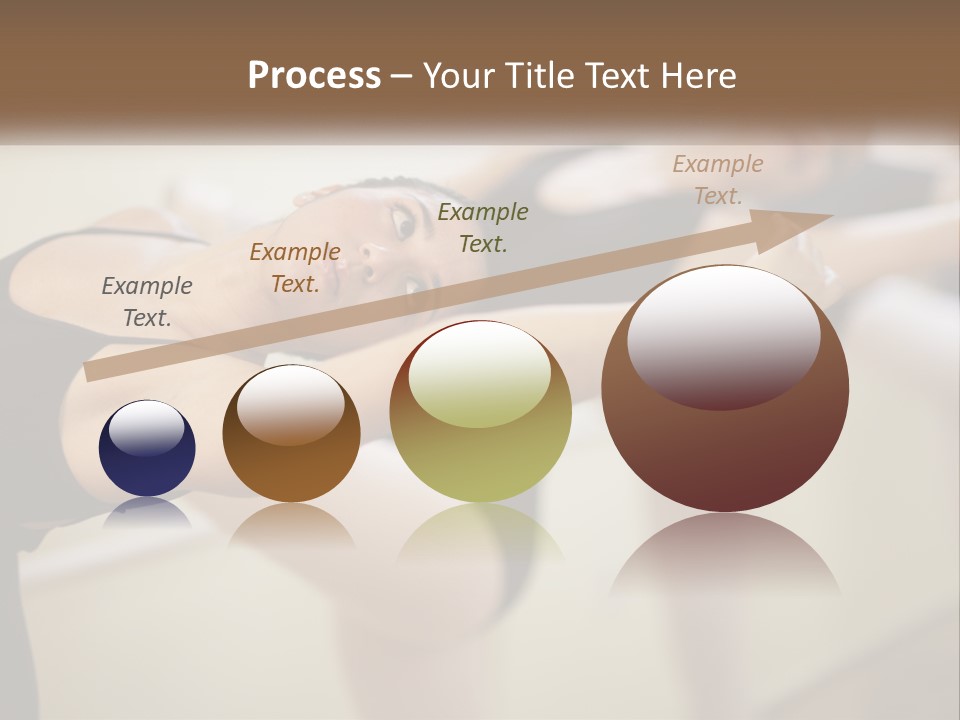 A Group Of Dancers In A Dance Class Powerpoint Template PowerPoint Template