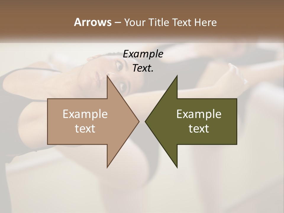 A Group Of Dancers In A Dance Class Powerpoint Template PowerPoint Template