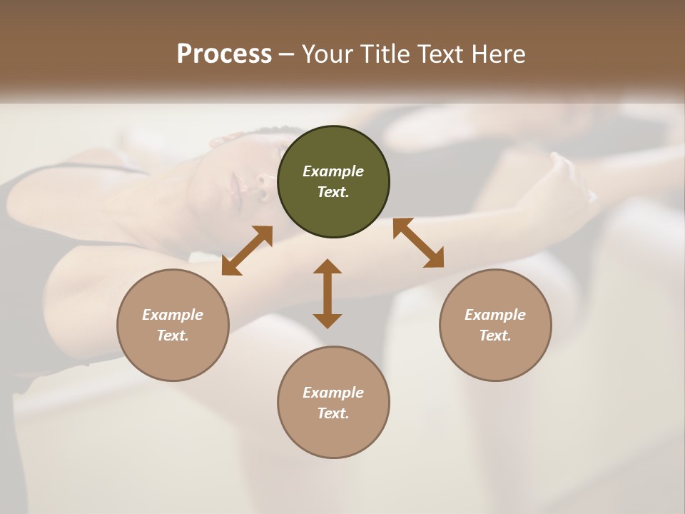 A Group Of Dancers In A Dance Class Powerpoint Template PowerPoint Template