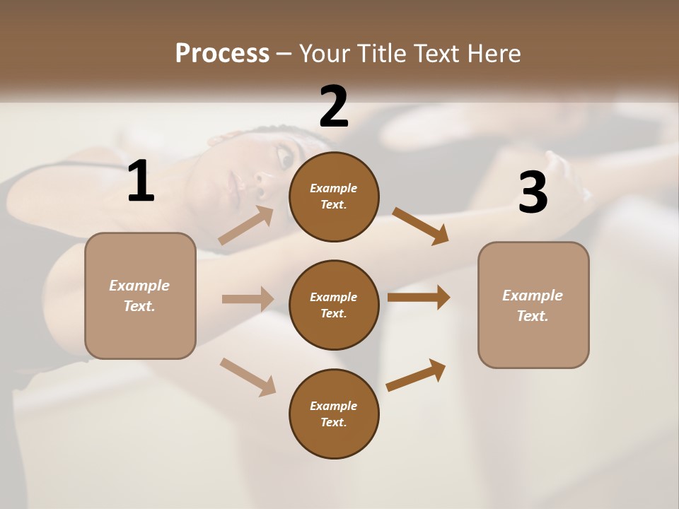 A Group Of Dancers In A Dance Class Powerpoint Template PowerPoint Template