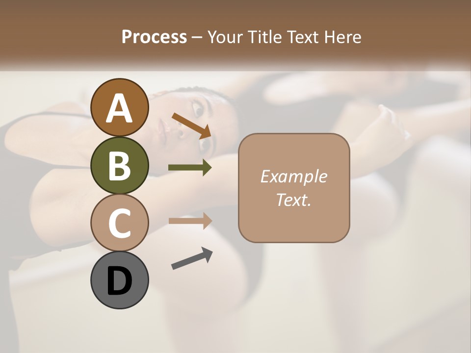 A Group Of Dancers In A Dance Class Powerpoint Template PowerPoint Template