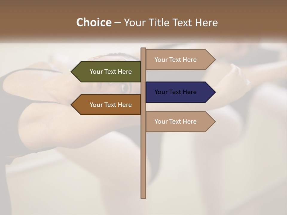 A Group Of Dancers In A Dance Class Powerpoint Template PowerPoint Template