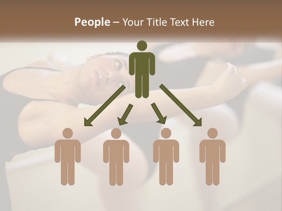 A Group Of Dancers In A Dance Class Powerpoint Template PowerPoint Template