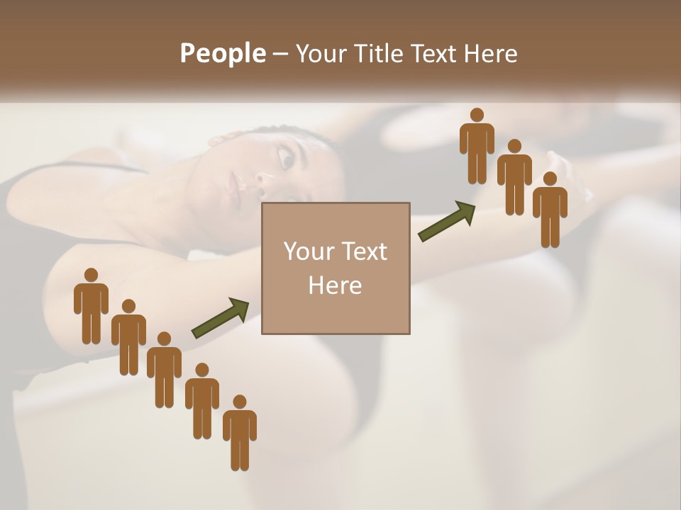 A Group Of Dancers In A Dance Class Powerpoint Template PowerPoint Template