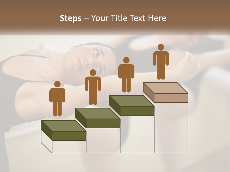 A Group Of Dancers In A Dance Class Powerpoint Template PowerPoint Template